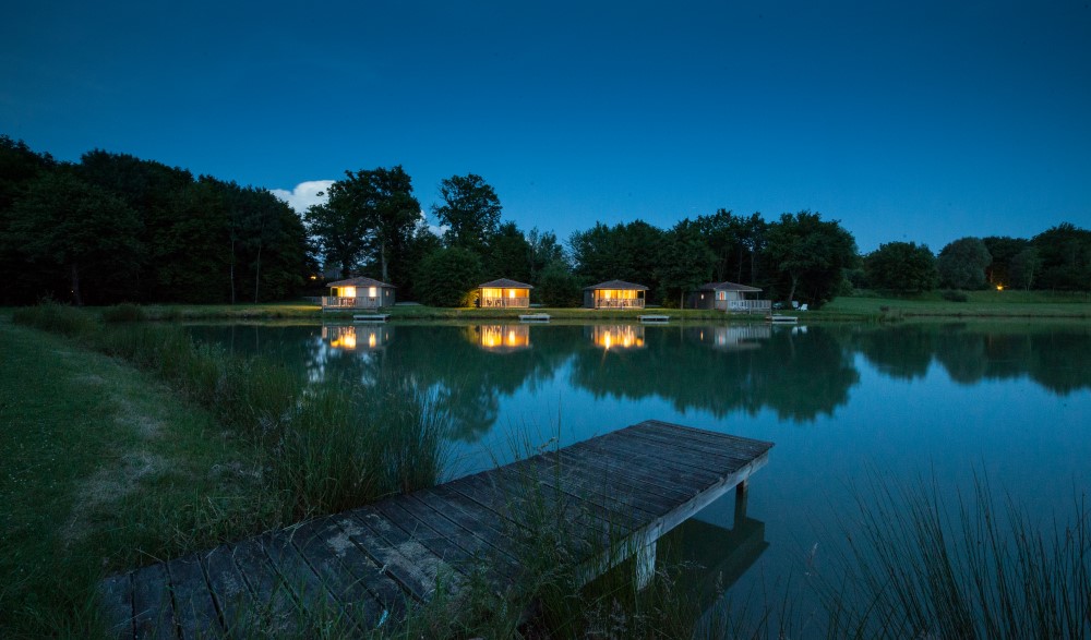 camping avec etang